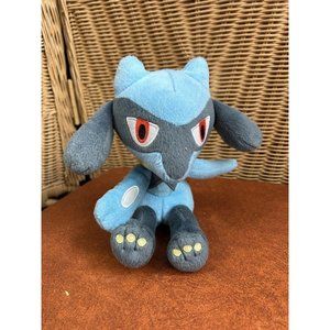 Pokémon Riolu plush 7” 2016 Tomy